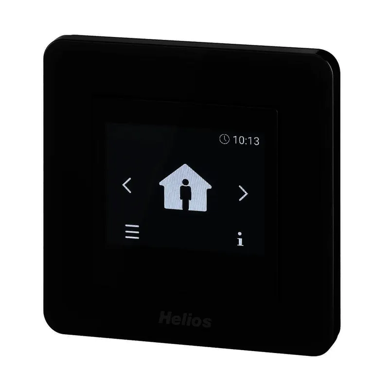 Helios KWL-BE Touch bl Bedienelement Touchdisplay UP-Version