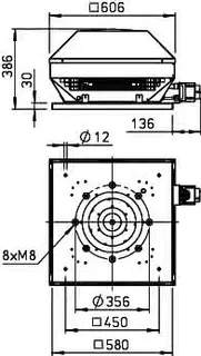 Helios RDW EC 315 Horizontal-Dachventilator, 1-PH,EC-Motor – Bild 2