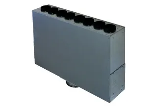 Maico Luftverteiler aus Blech MF-BV63-125-8 8 Anschlüsse, Anschluss Flexrohr MF-F63 – Bild 2