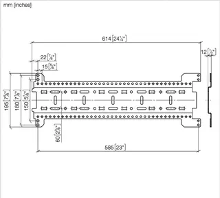 Dornbracht xGRID Montageschienen Set SERIENNEUTRAL 12380970 – Bild 4