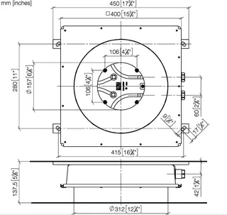 Dornbracht UP-Deckeneinbaukasten für Deckeneinbau SERIENNEUTRAL 35033970 – Bild 2