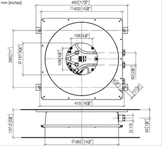 Dornbracht UP-Deckeneinbaukasten für Deckeneinbau SERIENNEUTRAL 35034970 – Bild 2