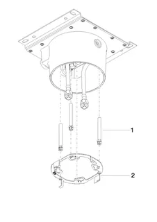Dornbracht UP-Deckeneinbaukasten mit Deckenanbindung SERIENNEUTRAL 35041970 – Bild 3