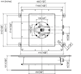 Dornbracht UP-Deckeneinbaukasten für Deckeneinbau SERIENNEUTRAL 35043970 – Bild 2