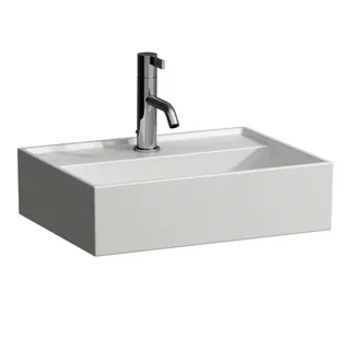 HWB K-LAUFEN 340x450x140 1 Hahnloch ohne Überlauf Ül-Kanal un. geschl. Standardabl. LCC we