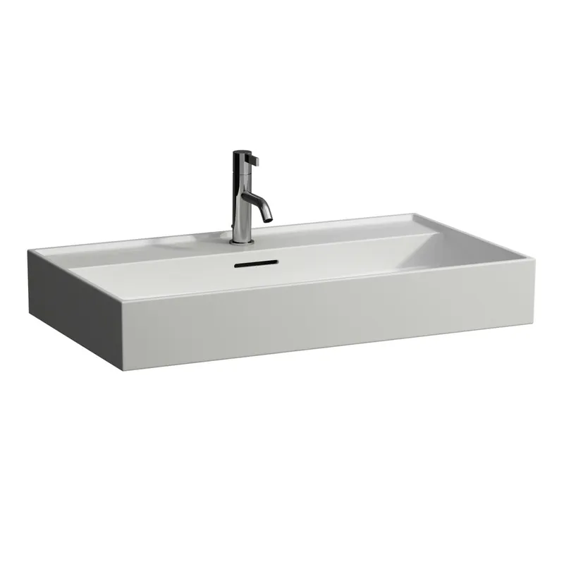 Waschtisch K-LAUFEN 460x800x145 1 Hahnloch mit Überlauf Standardablauf weiß matt