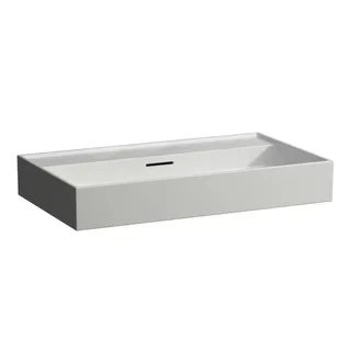Waschtisch K-LAUFEN 460x800x145 ohne Hahnloch mit Überlauf Standardablauf weiß matt