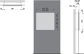 Laufen Einbaurahmenset FRAME 25 passend zu SPS H408503 – Bild 2