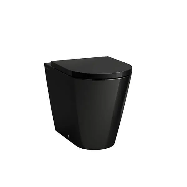 Stand-T-WC K-LAUFEN 560x370x430 spülrandlos Abg. waagr./senkr. schw glz