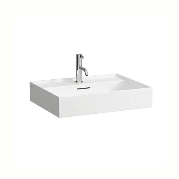 Aufsatz-Waschtisch K-LAUFEN 460x600x145 1 Hahnloch mit Überlauf LCC weiß