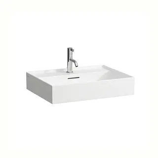 Aufsatz-Waschtisch K-LAUFEN 460x600x145 1 Hahnloch mit Überlauf LCC weiß