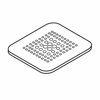 LF Siphonabdeck. edst. f Siphon H295127 f. DW PRO Marbond weiß matt Standard