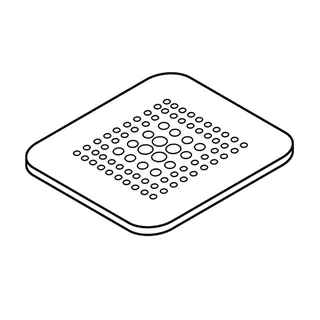 LF Siphonabdeck. edst. f Siphon H295127 f. DW PRO Marbond Anthrazit Standard