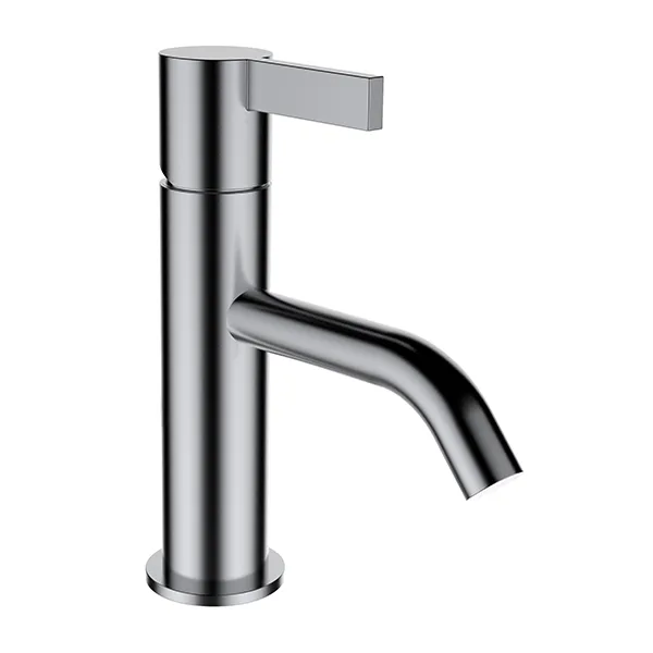 Waschtisch-Mischer K-LAUFEN Ausladung 115mm o.Ablaufventil PVD Edelstahl