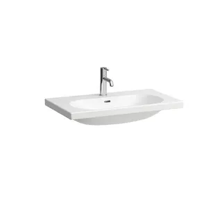 Laufen Waschtisch LUA 460x800x180 1 Hahnloch mit Überlauf weiß