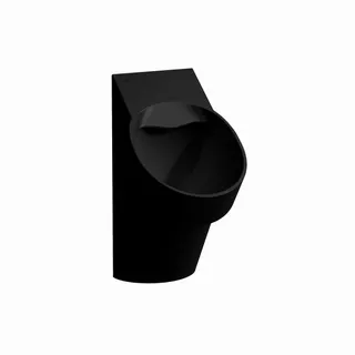 LF Absaugeurinal VAL 365x305x560 spülrandlos schwarz glänzend