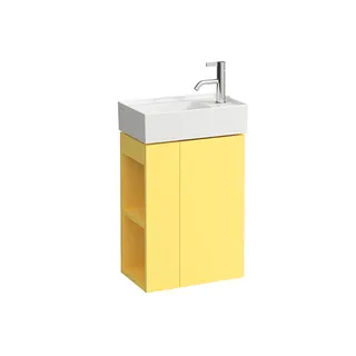 WTU K-LAUFEN 270x440x600 1Tür rechts Regal links P/P f.WT H815334 senfgelb