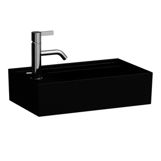 LF HWB K-LAUFEN 280x460x150 asym. 1 Hl. o.Ül. m. Arm-bank li schw ma.