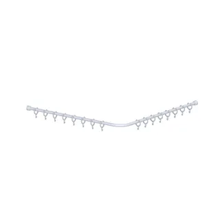 Normbau Cavere Care Duschvorhangstange 7382080 Weiß – Bild 2