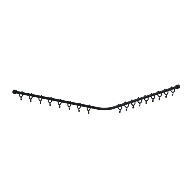 Normbau Cavere Care Duschvorhangstange 7382090 Anthrazit-Metallic