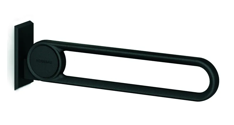 Normbau Cavere Care Stützklappgriff 7447010 Silber-Metallic