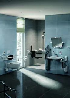 Normbau Cavere Care Stützklappgriff 7447010 Silber-Metallic – Bild 5