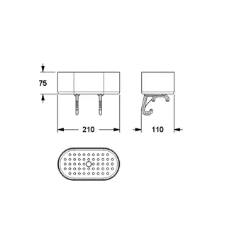 Normbau Cavere Care Duschablage 7515210 Dunkelgrau – Bild 5