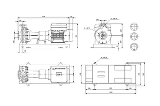 GRUNDFOS Normpumpen elektr. geregelt NKE65-200/219 A2-F-A-BQQE 400V 4kW IE5 – Bild 2