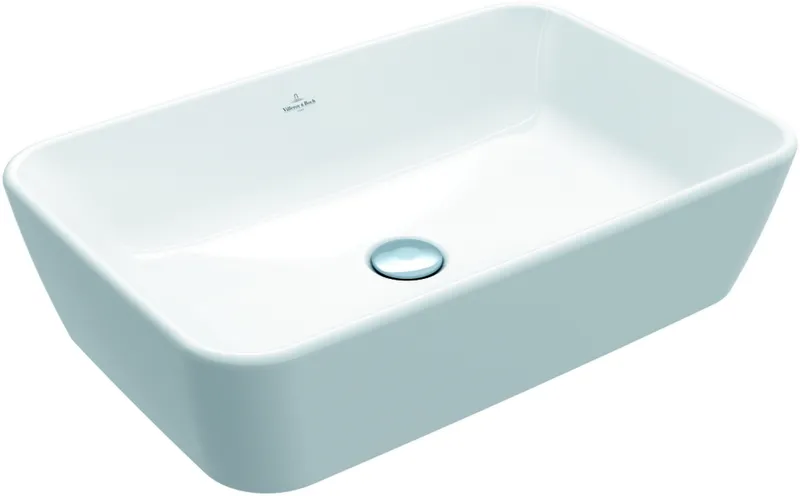 Villeroy & Boch Aufsatzwaschbecken Architectura 600x 405mm Rechteck ohne Überlauf Weiß Alpin