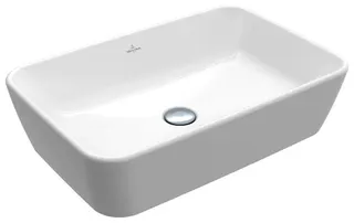Villeroy & Boch Aufsatzwaschbecken Architectura 600x 405mm Rechteck ohne Überlauf Weiß Alpin – Bild 2