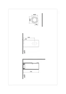 Standsäule Liquid rund 300 x 710 mm Weiß Hochglanz mit VitrA Clean – Bild 2