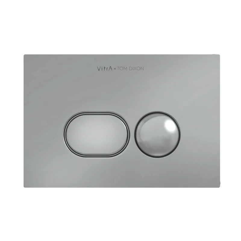 VitrA WC-Betätigungsplatte Liquid 25x17 cm 2-Mengen-Spülung Chrom Matt