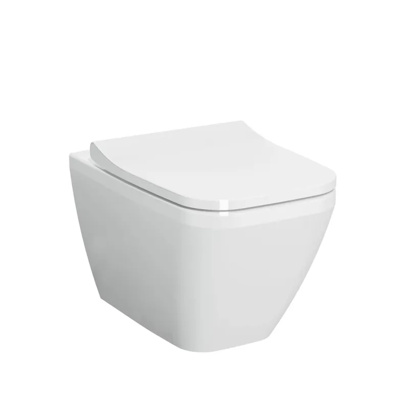 VitrA Tiefspüler-Wand-WC Integra Square Flush 2.0 365 x 540 V-Fit 2.0 Weiß HG