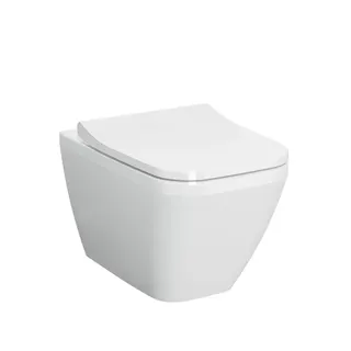 VitrA Tiefspüler-Wand-WC Integra Square Flush 2.0 365 x 540 V-Fit 2.0 Weiß HG