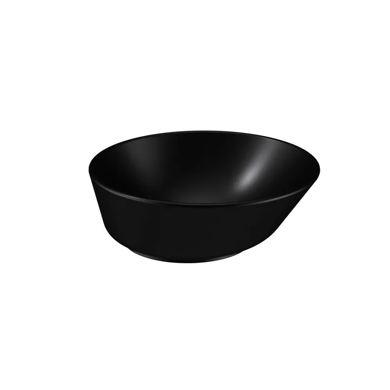 VitrA Aufsatzschale Geo rund d: 380 mm geschliffen Schwarz Matt