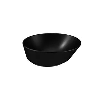VitrA Aufsatzschale Geo rund d: 380 mm geschliffen Schwarz Matt