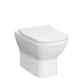 VitrA Tiefspüler-Stand-WC Integra Square Flush 2.0 BTW Abg. waagerecht Weiß HG