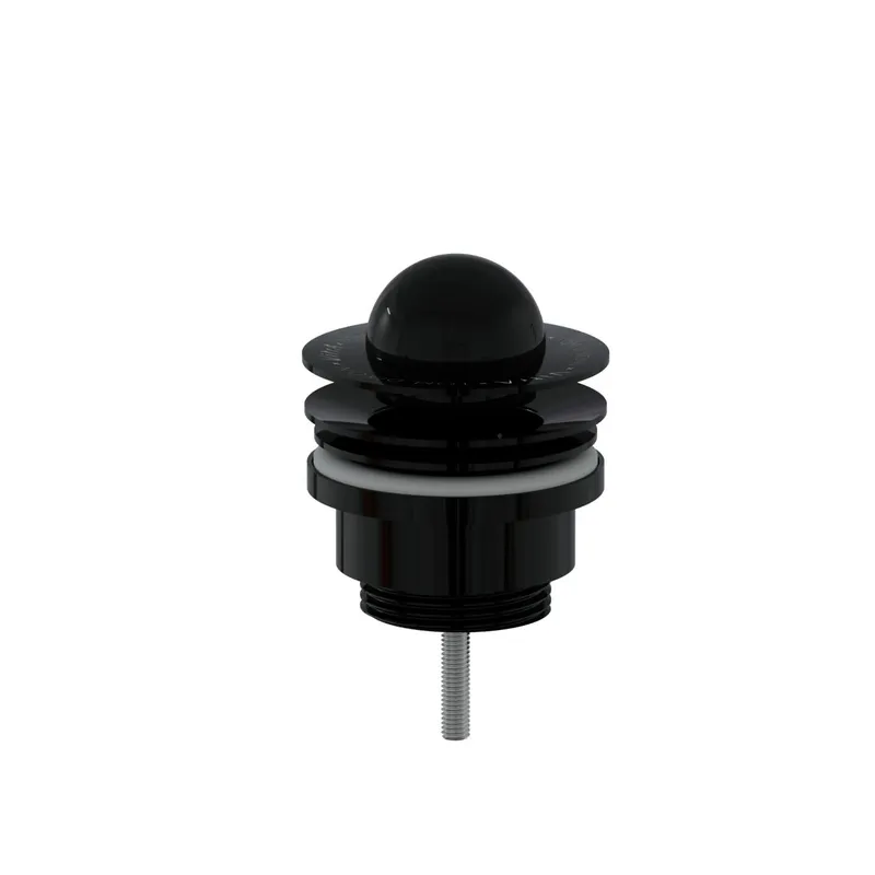 VitrA Schaftventil Liquid d: 62 mm Halbkugel Schwarz Hochglanz