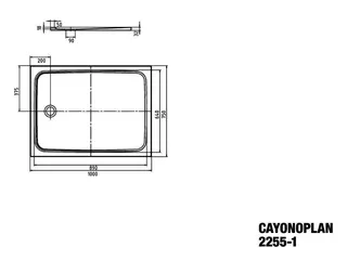 Duschfläche 75x100x1,8cm more4YOU, weiß, Invisible Grip – Bild 4