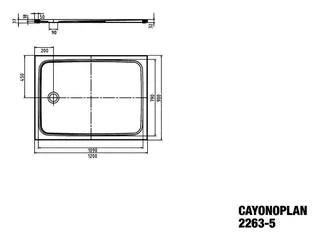 Duschfläche 90x120x1,85cm,extrafl.Träger more4YOU, weiß, Rutschhemmung – Bild 5