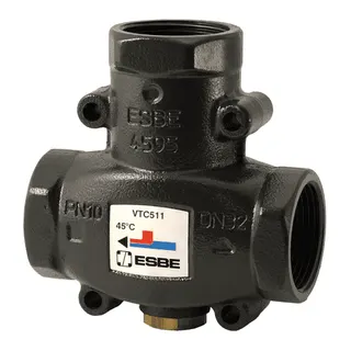 ESBE thermisches Ladeventil VTC511 Öffnungstemp. 55 Grad, Kvs9, IG1"