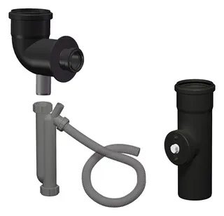 RE D 40/80 Abgasanschlussbogenkit D40/80 Abgasanschlussbogenkit