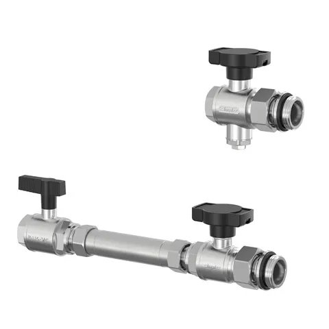 FL WM-Zähler-Anbauset Universal waagr. DN20 G3/4i x G1a MS vern.