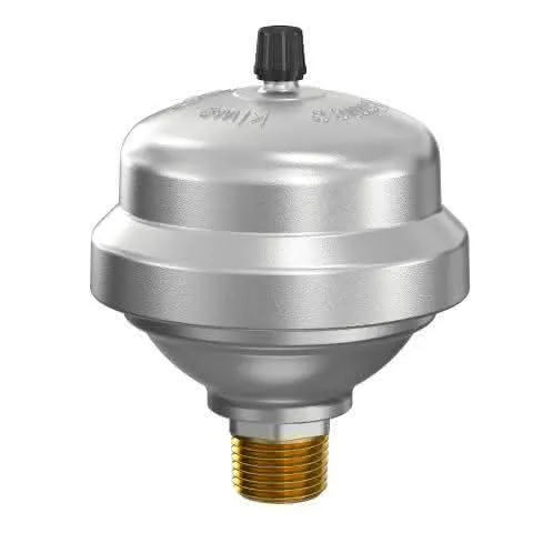 FL Wasserschlagdämpfer Flexofit S R1/2 Vollmessing-Gehäuse, verchromt