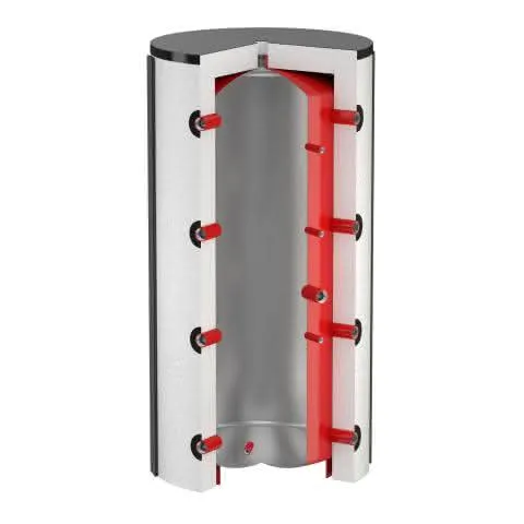 FL Pufferspeicher FlexTherm PS 300 L außen pulverbeschichtet, innen unbesch.