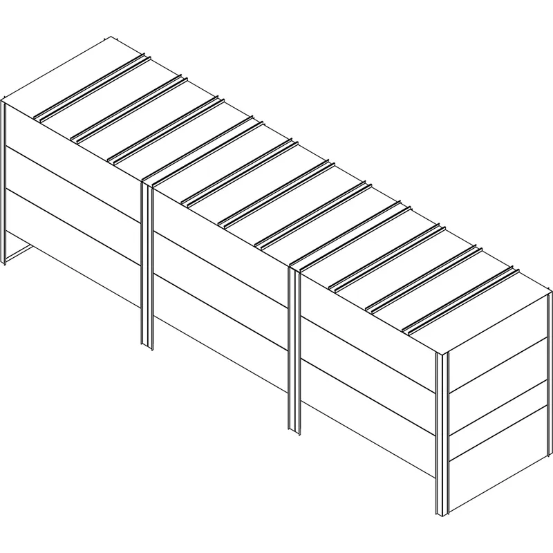 Fröling Pelletsbox 2,0 x 6,0 x 2,2 m / 12500 kg