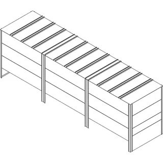 Fröling Pelletsbox 1,5 x 6,0 x 2,2 m / 9800 kg