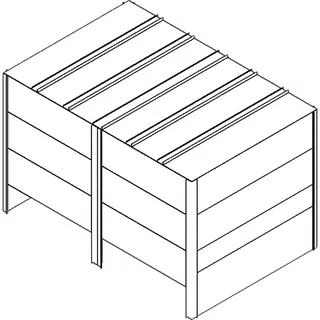 Fröling Pelletsbox 2,0 x 3,0 x 1,9 m / 5800 kg N130