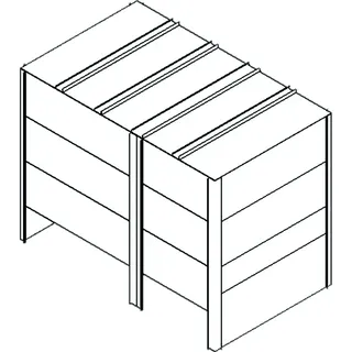 Fröling Pelletsbox 1,5 x 2,5 x 1,9 m / 3350 kg N111
