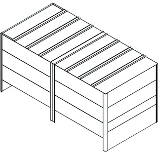 Fröling Pelletsbox 2,0 x 4,0 x 1,9 m / 6750 kg N138